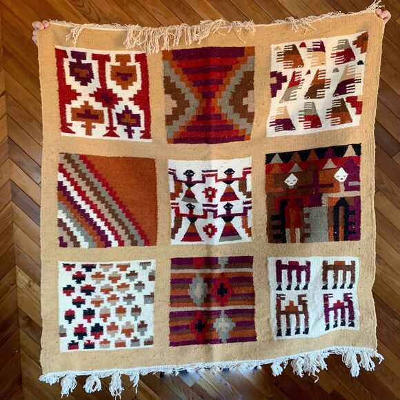 Vintage Mid-Century Tunisian Berber Rug/Tapestry - Picture 1 of 6